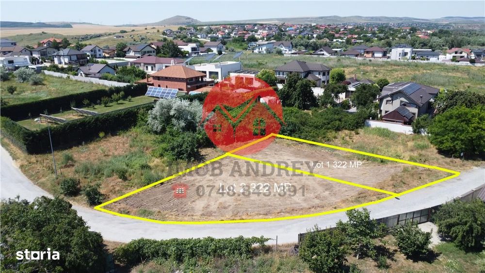 Teren de vânzare Zona Baltag 322 mp, Lot 2