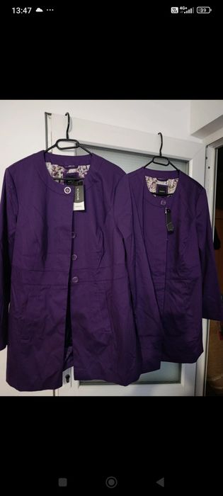 Pardesiu Bumbac Bonita Nou cu etichetă