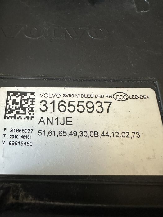 Фарове фар Volvo S90 V90 Волво С90 В90 Перфектни