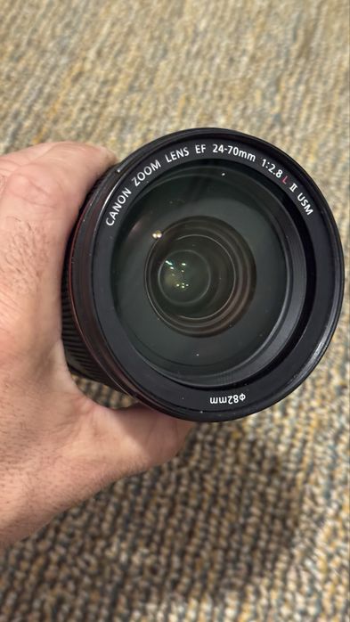 Obiective canon zoom lens ef  24-70 1:2.8  L ii 2 usm