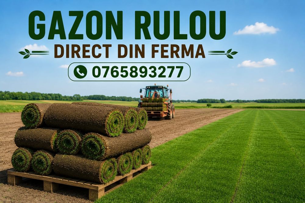 Gazon Rulou Premium- Direct de la Producator