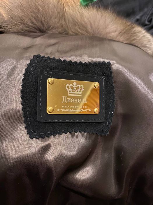 Меховой жилет из песца