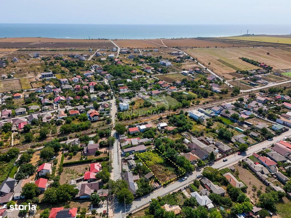 Teren intravilan intre case - 978 mp cu fundatie  – Tuzla, Constanta