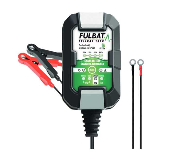 Incarcator baterii motociclete - atv inteligent fulbat 1000 6/12v 1A