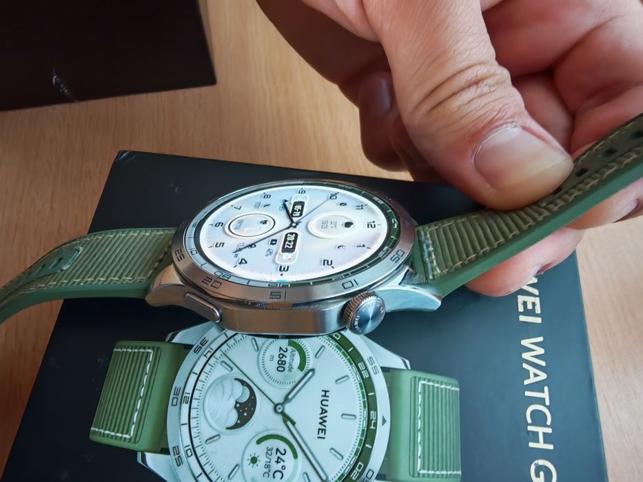 Huawei Watch GT 4 46mm Verde Garanție  Impecabil ca Nou!