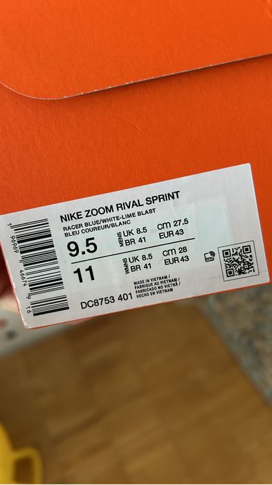 Шиповки “Nike Rival Sprint” (оригинал)