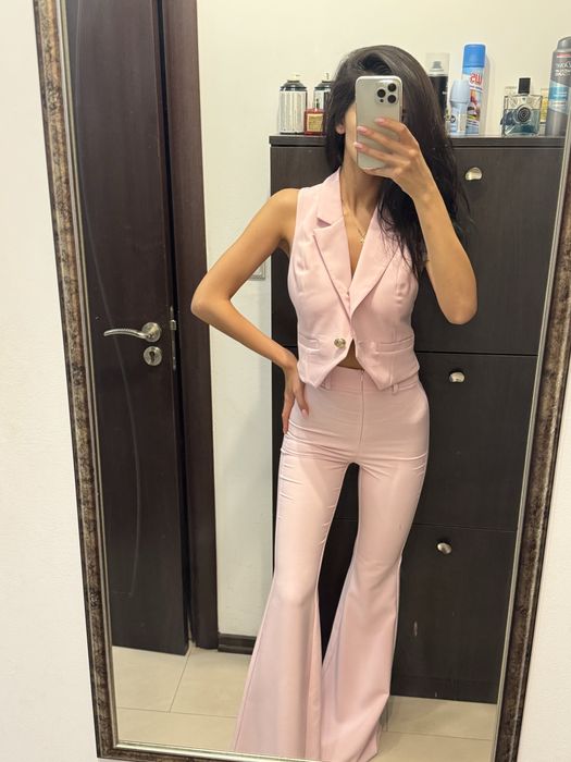 Уникален бледо-розов сет Junona