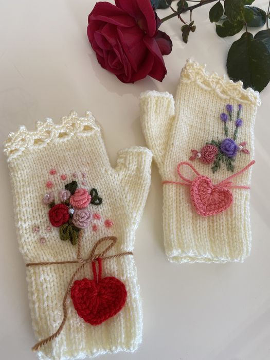 Ръчно плетени ръкавици