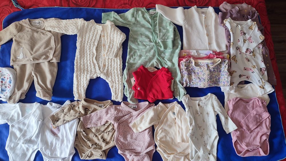 lot hăinuțe pentru fetițe, 50-56