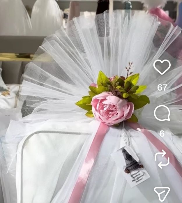 Продается бант в виде цветка