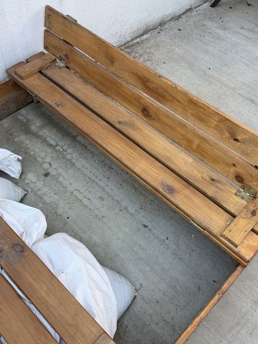 Детски дървен пясъчник