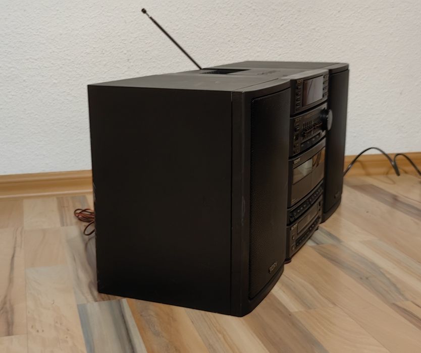 Sistem audio Sony HCDH55 combina audio radio casetofon CD Sony anii 90