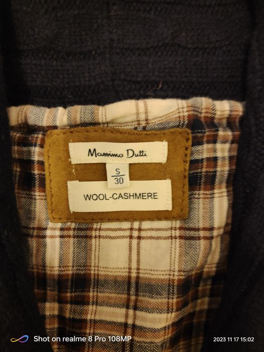 Pulover cartigan massimo dutti lînă și cașmir