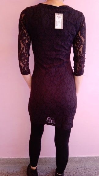 Дамска рокля и сребриста блуза