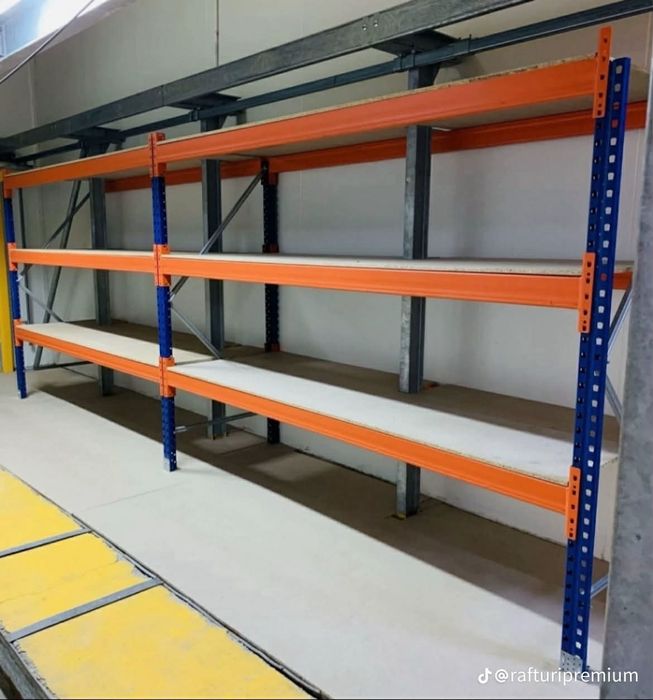 Rafturi metalice pt Europaleți Stare foarte bună ( noi si second-hand