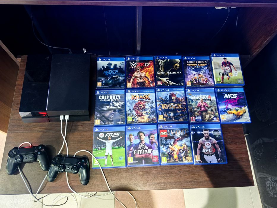 Playstation 4+ 14 диска PS4 плейстейшън