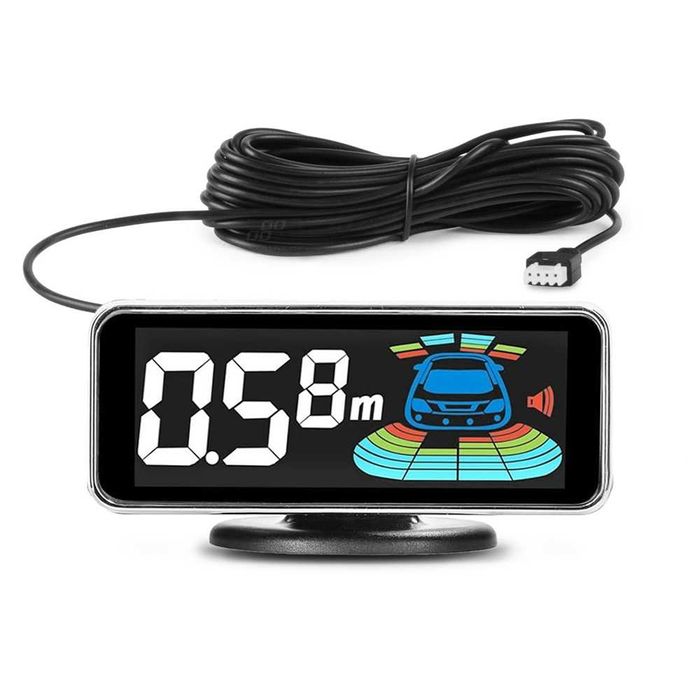 Парктроник с 4 сензора и дисплей, сиви датчици