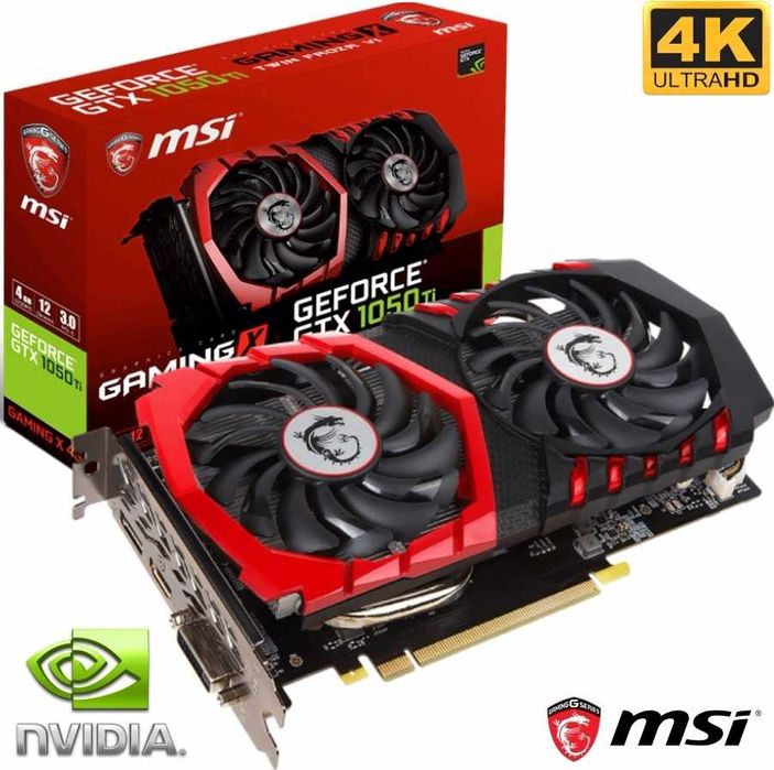 Placa video MSI GTX 1050 GAMING X 2GB HDMI DVI noua sigilata