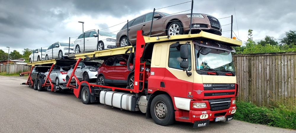Daf CF 2008 ROLFO TRANSPORTOR TRAILER  9 pozitii variante/schimb preț 14999 euro NEGOCIABIL