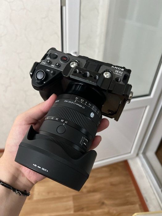 Комплект Sony FX30 с обьективами Sigma 17–40 f/1.8 и Sigma 10–18 f/2.8
