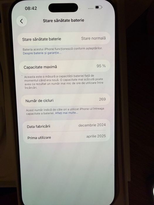 Iphone 16 pro max garantie