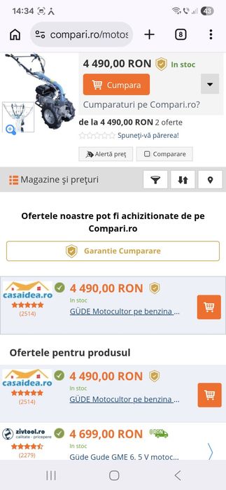 Multifuncțional nou in cutie . Mf 360 cu lama de cositoare si freza  .Garanție 2 ani