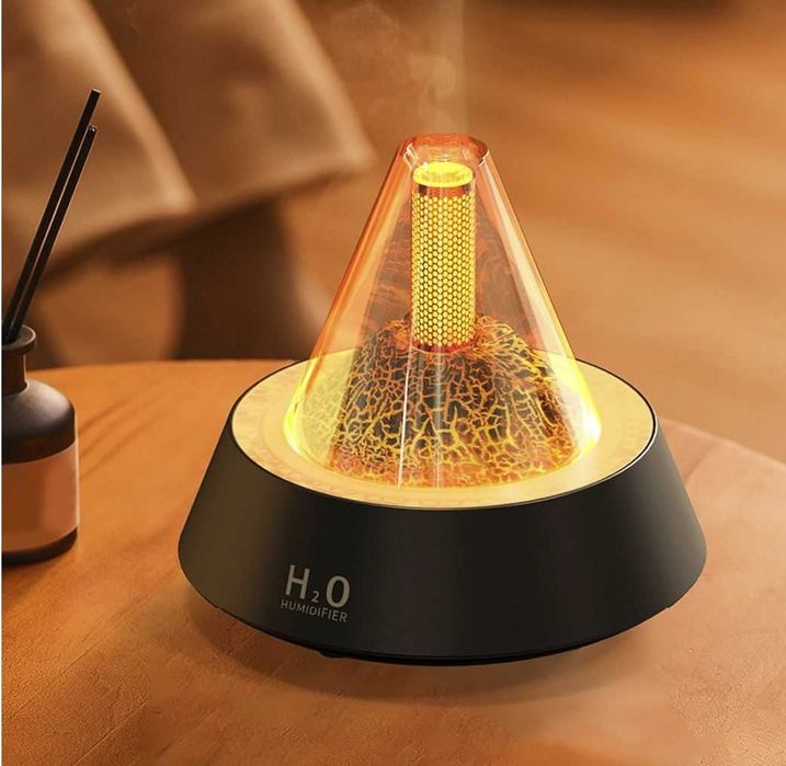 Difuzor aromaterapie ultrasonic si umidificator, lumina ambientala