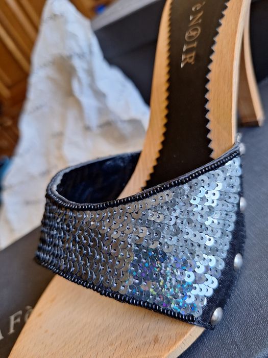 Saboți deosebiți "Cafe Noir" mărimea 38