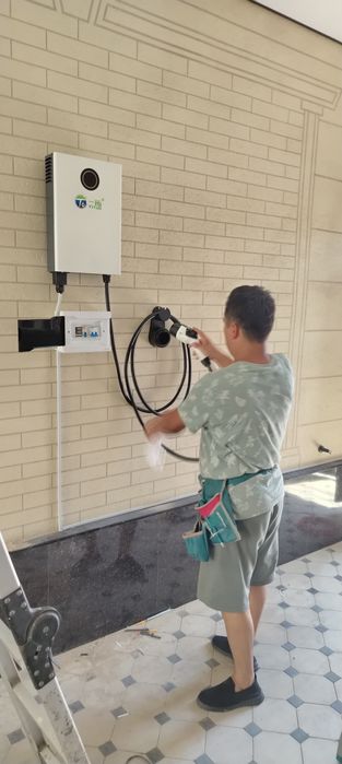 Установка зарядное устройство для Электромобилей.
7квт зарядка установ