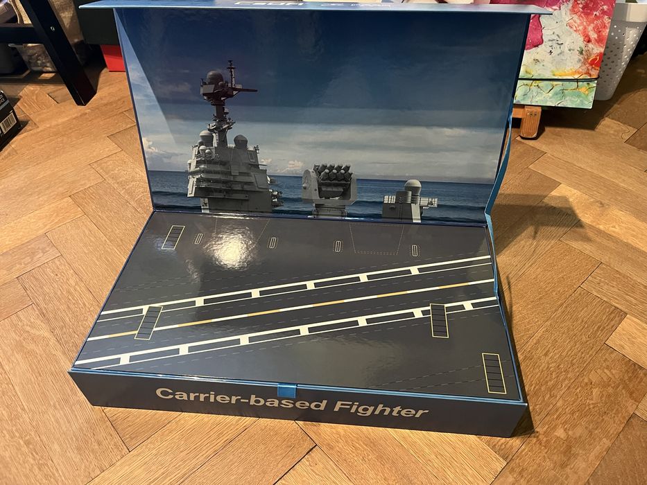 Set de construcție avion de vânătoare tip Lego CaDa Cascii fighter jet