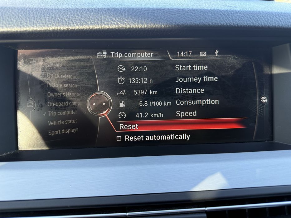 Schimb cu X3 BMW F10 525 Luxury 4 Butoane 2014  head-up display trapa