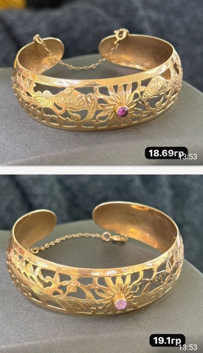 Браслеты, комплект"Мадонна", серьги "Айшык"