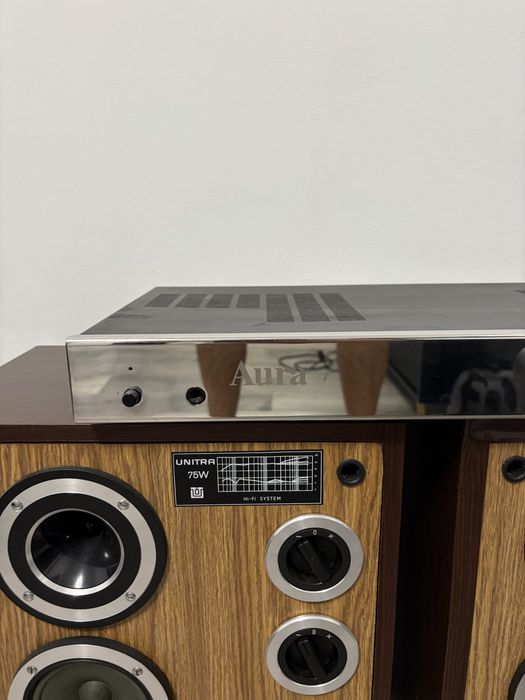 Sistem audio AURA 2x80w +boxe UNITRA 75w