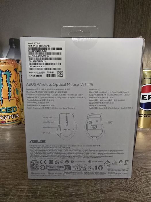 Mouse Asus wireless WT425 nou