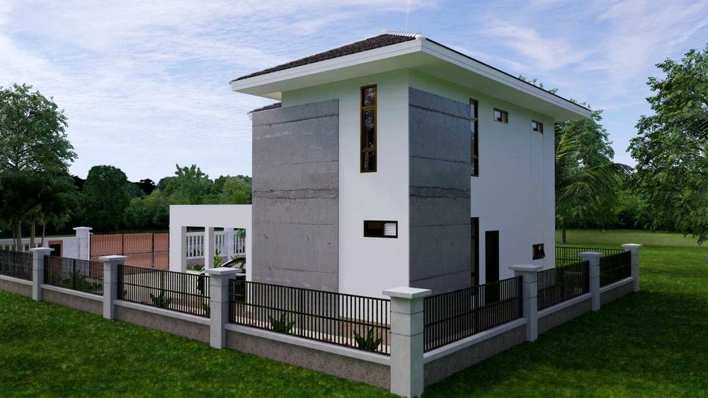 НА ИЗПЛАЩАНЕ - Двуетажна сглобяема къща с 3 спални, 171 кв. м