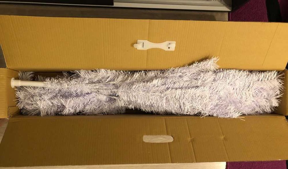 Brad artificial alb 150 cm