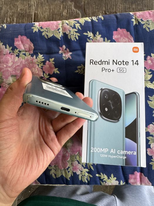 redmi not 14 pro + 5g 12.512g holati yengidek karopka dak kamplekt