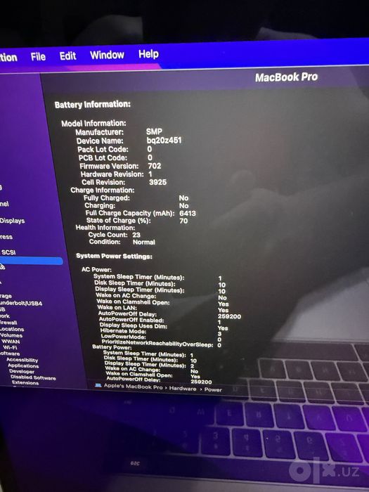 Macbook pro 2017 15 dyum core i7