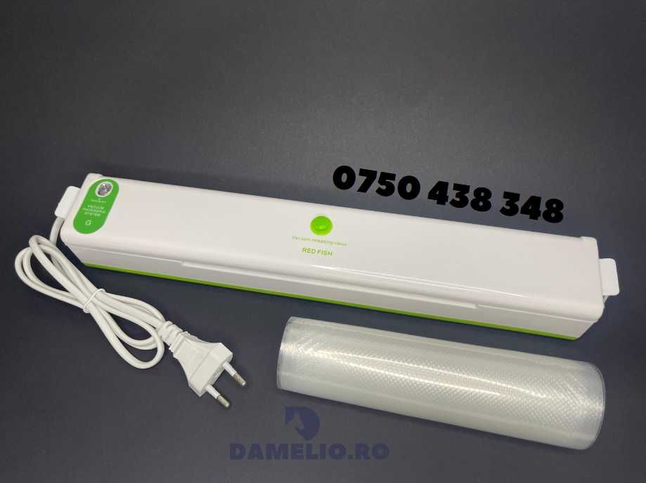 Aparat de Sigilat si Vidat alimente   100W 220V alb/verde