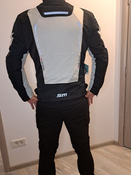 Geaca moto textil SM Master White M, L, XL, 2XL, 3XL Noua!!