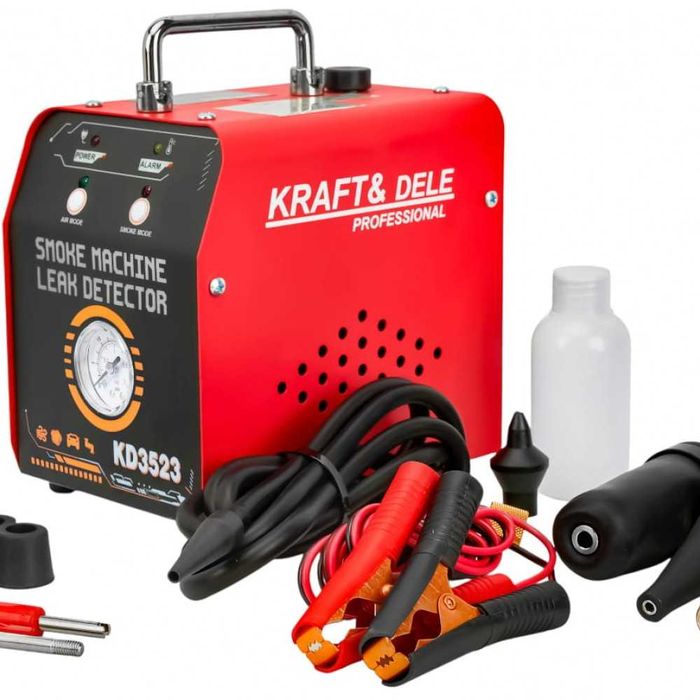 Машина за откриване на течове с пушек KRAFT&DELE , 12 V, 20 л/мин,