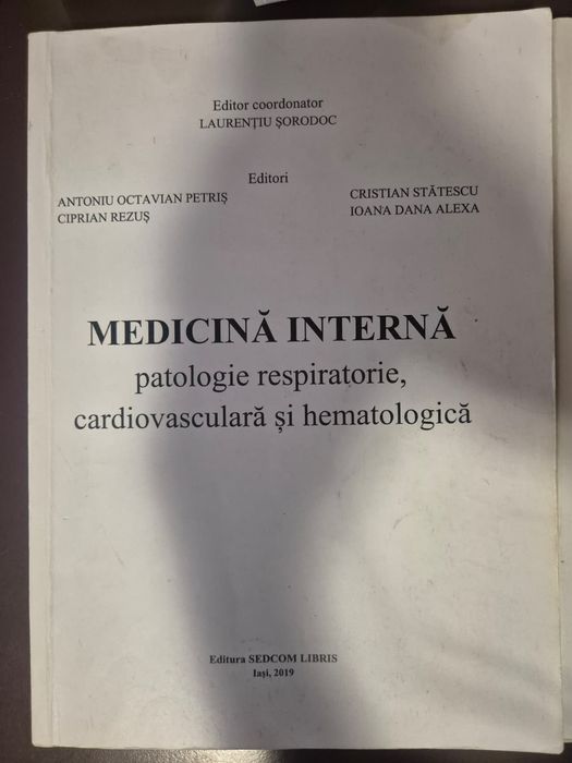 Carte medicină internă Laurențiu Șorodoc