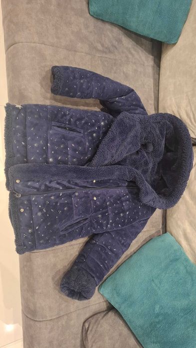 Палто за момиче 7- 11г. с две лица