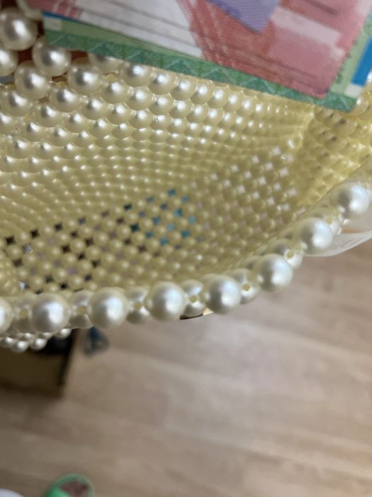 Сумка из бус клатч