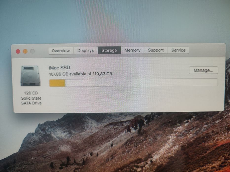 Apple iMac 21.5 SSD + magic mouse + magic keyboard