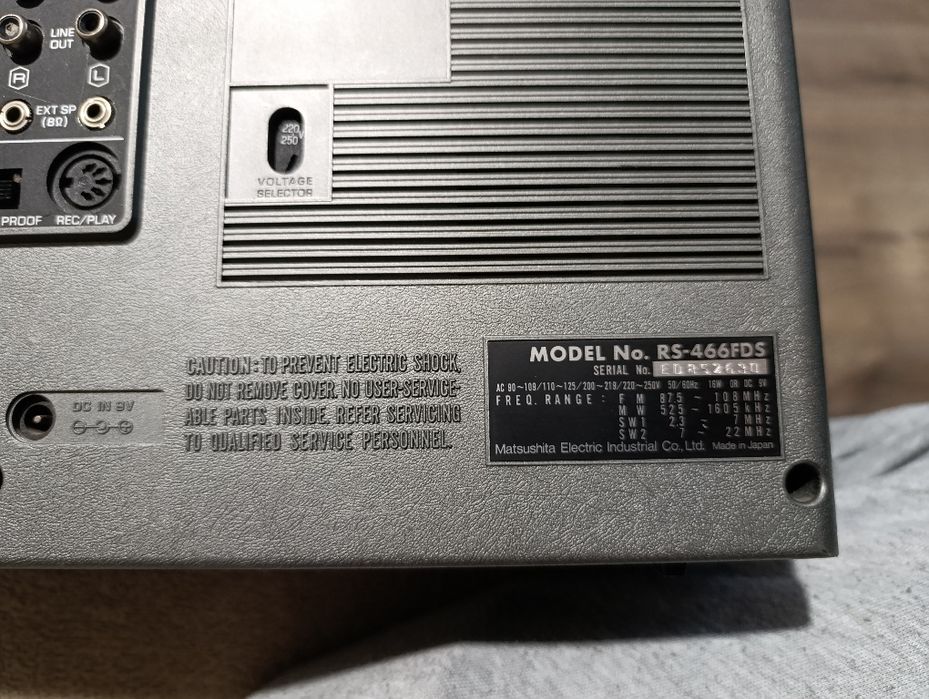 Panasonic International RS-466FDS