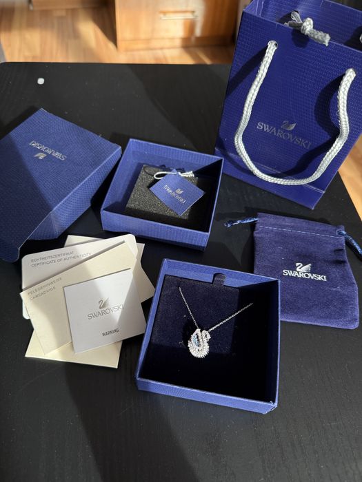 Lantisor cu lebada Swarovski