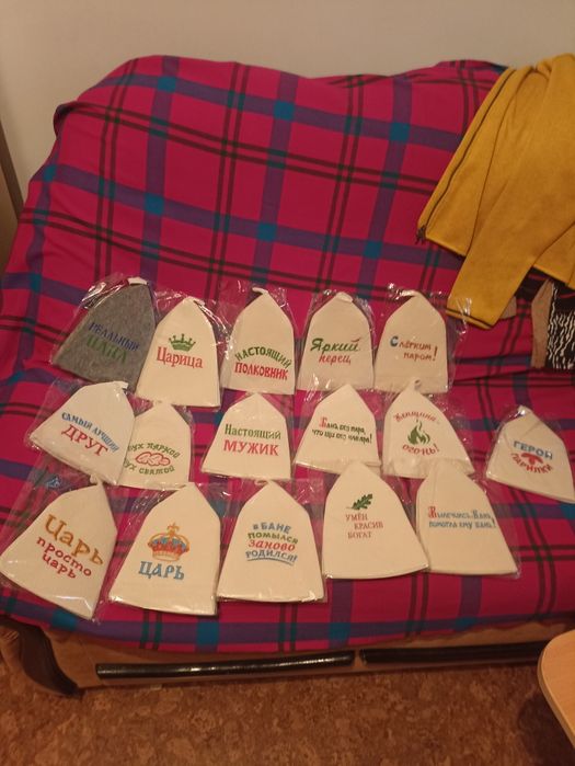 Шапка для бани, мочалка для пилинга