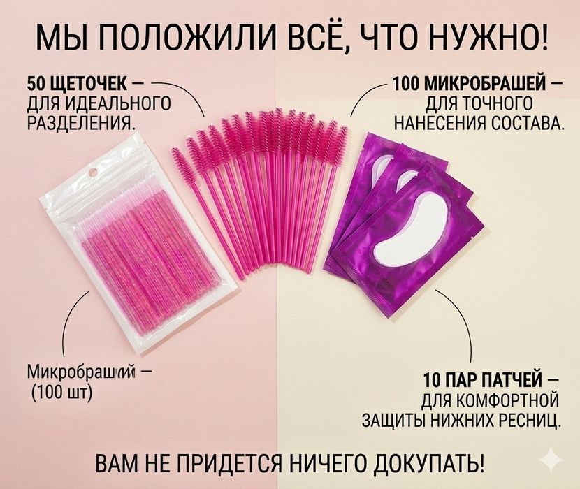 Набор для ламинирования ресниц