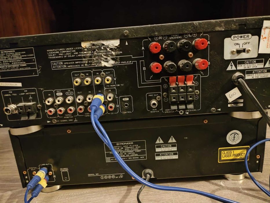 Amplificator Pioneer VSX-405RDS MK II 4x50w +CD-PD 7700(1 bit/dlc)